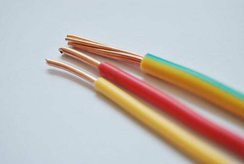 黃色、紅色兩根為BV電線，黃綠雙色為BVR線-湘江電纜