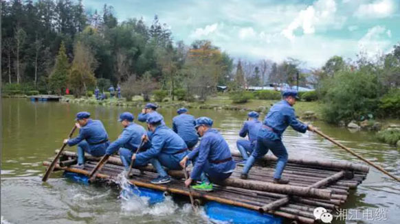 緬懷革命先烈，學習革命精神。——湘江電纜井岡山精神學習班剪影